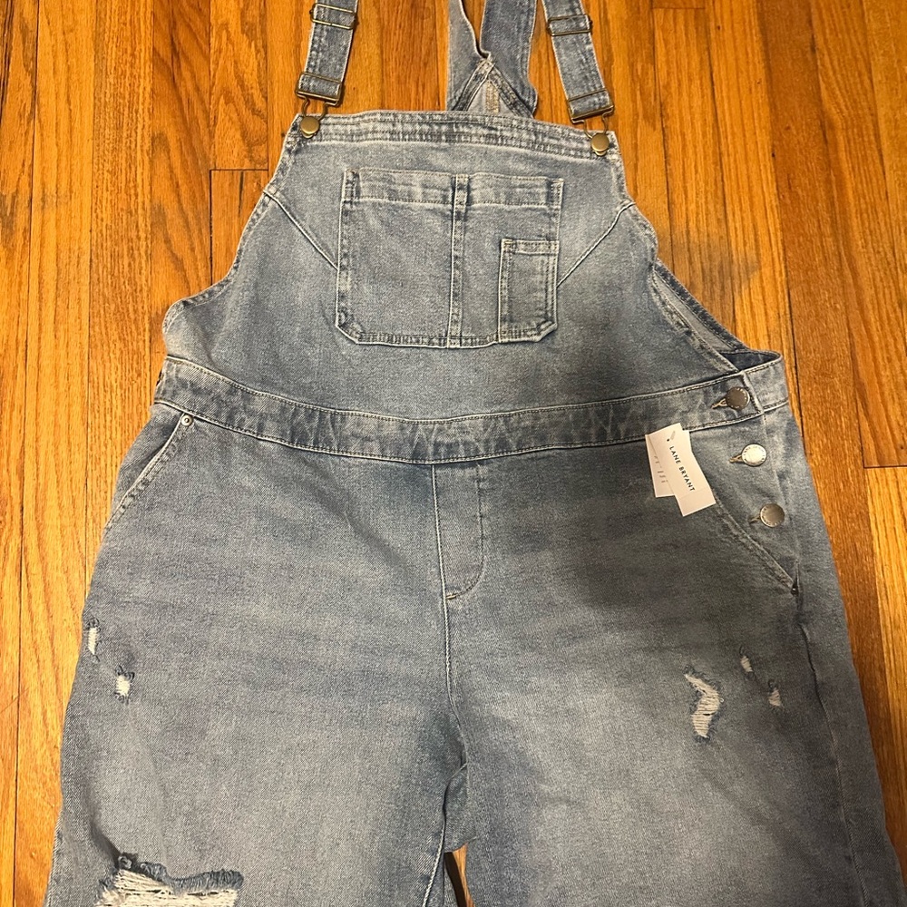 Stylish Blue Denim Overalls NWT